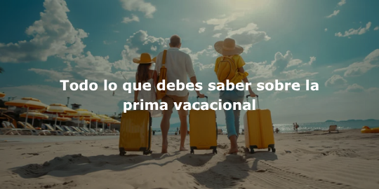 Todo lo que debes saber sobre la prima vacacional