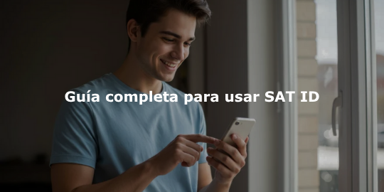 Guía completa para usar SAT ID