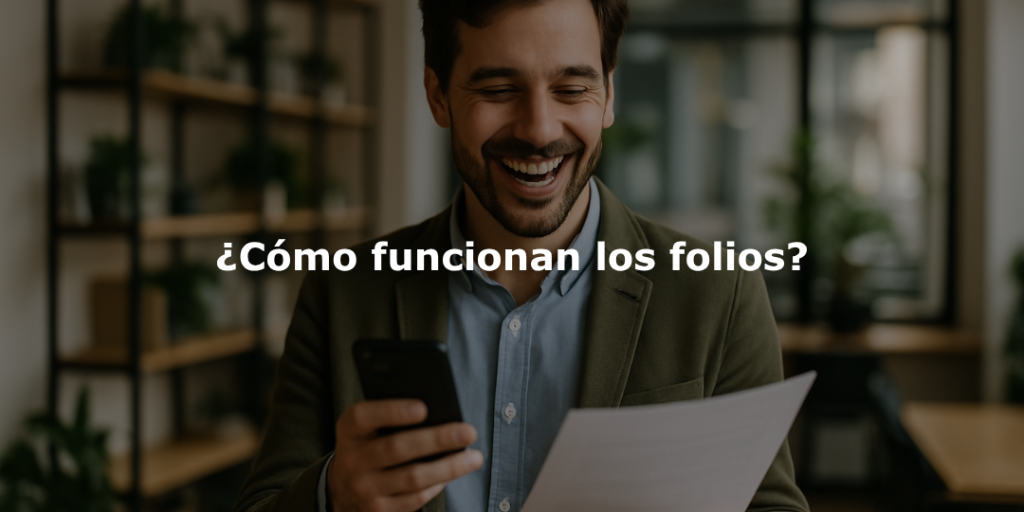 ¿Cómo funcionan los folios?