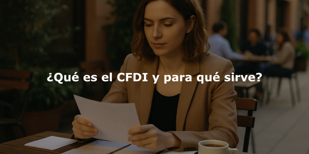 ¿Qué es el CFDI y para qué sirve?